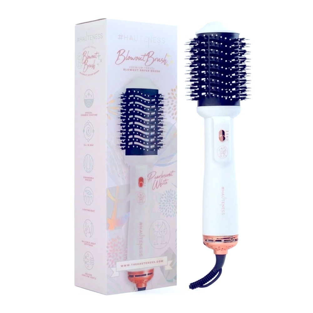 $190 Retail NIB Hauteness 4inONE Blowout Brush Hair Dryer